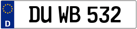 Truck License Plate